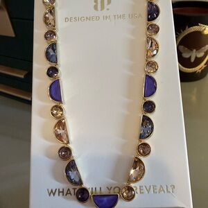 Bomb Party Jewel Candy Orchid Peach Embers Necklace Gold Too Sweet To Skip